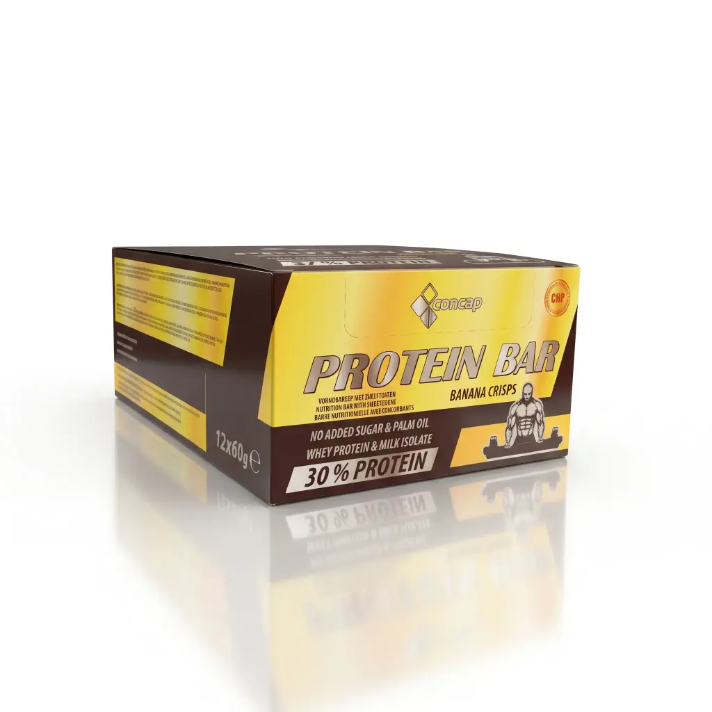 Concap protein recup bar banana crisps